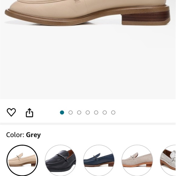 Franco Sarto Women's EDA Classic Slip on Loafer 7.5 - Picture 5 of 9